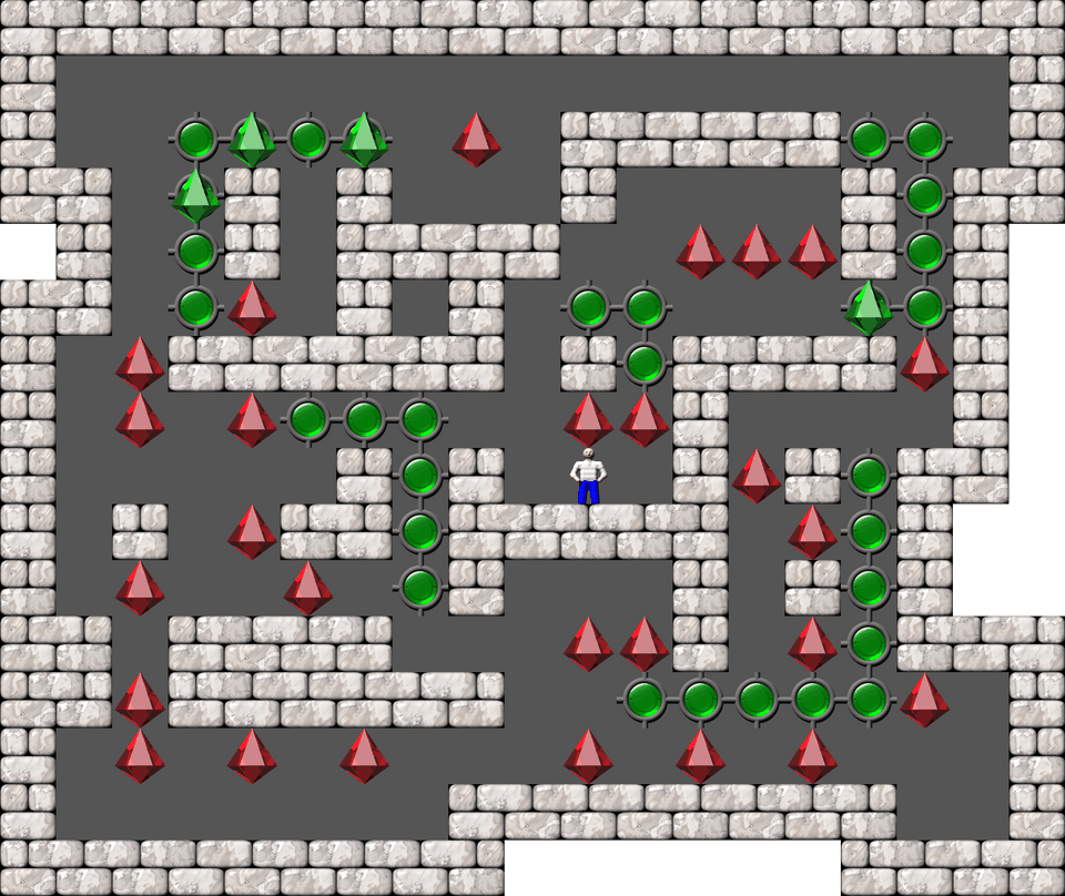 Sokoban Mass Remodel level 1510